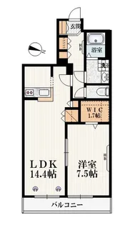 東京都練馬区石神井台2【マンション】の間取り