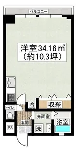 ニュー小山マンション【2階】の間取り