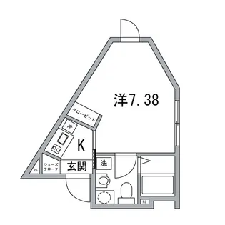 グランパークス本郷【2階】の間取り