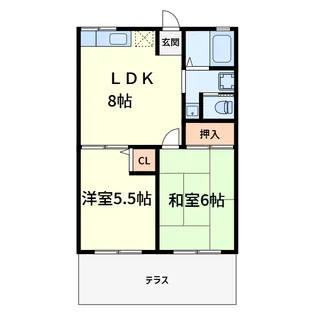 中島ハイム【2階】の間取り