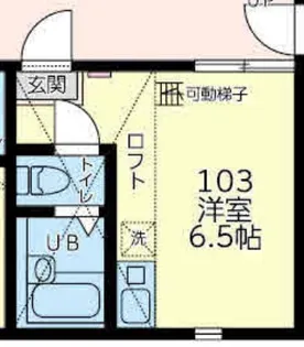 ユナイト七島アルカシオン【2階】の間取り