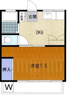 シティハウス中町【1階】の間取り