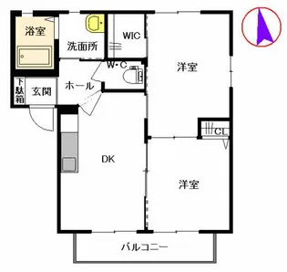 タタラダ・ミネ【2階】の間取り