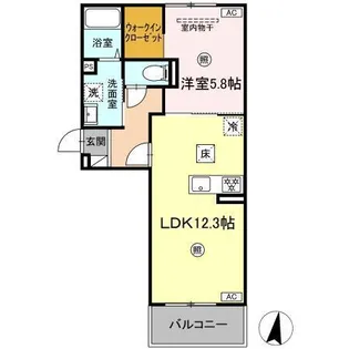 PREMILIFE賀来北【3階】の間取り