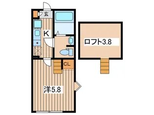 MID向ヶ丘遊園【2階】の間取り