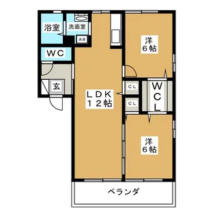 ソレイユ ルヴァン【2階】の間取り
