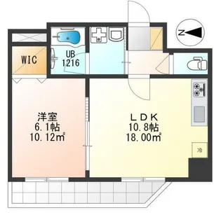 ティーズ ファーツリー【4階】の間取り
