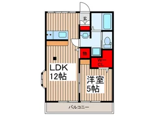 オレンジコ-ポの間取り