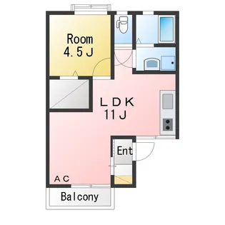 メゾン市川 C【2階】の間取り