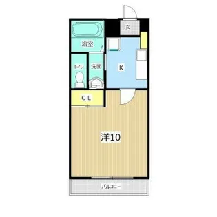 セルジュ水前寺【5階】の間取り