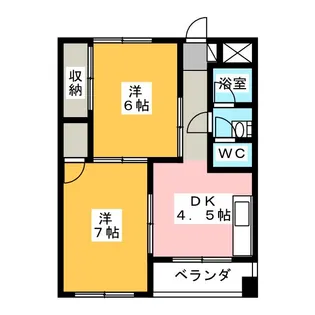 第2三鈴ビル【1階】の間取り