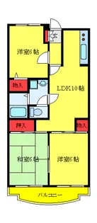 第二ムラカミハイツ【2階】の間取り