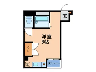 レジデンスイン梅田【8階】の間取り