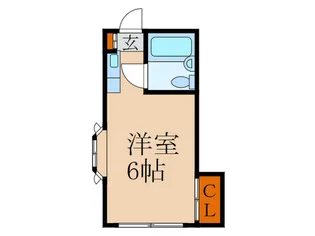 ハイムカトレア中野【1階】の間取り