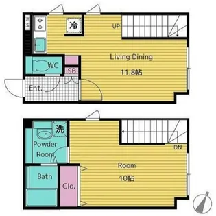 レガシア南麻布【4階】の間取り