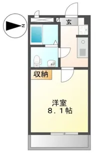 ビオス北朝霞【7階】の間取り