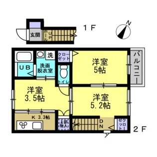 メルヴェイユ【2階】の間取り