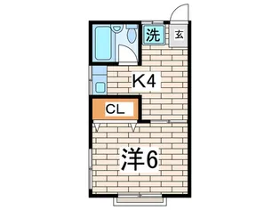コーポグレートマウンテン【2階】の間取り