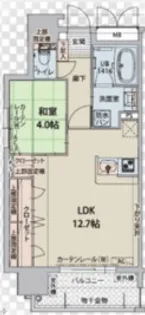 プレスタイル博多駅南2【3階】の間取り