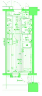 グランド・ガーラ横濱元町【10階】の間取り