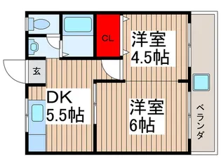 石井第2レジデンスの間取り