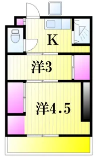 いわき荘【1階】の間取り