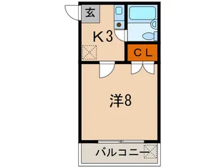 シティング六甲第二マンション【2階】の間取り