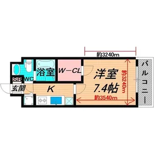 T‘ssquare城東野江【4階】の間取り