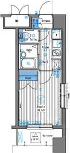 ガラ・シティ南麻布【4階】の間取り