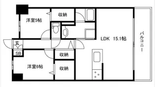 OA FLAT阿成【1階】の間取り