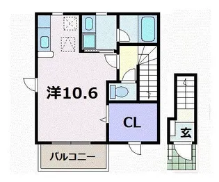 サニーハウス【2階】の間取り