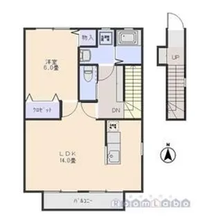 アークトゥルスG【2階】の間取り