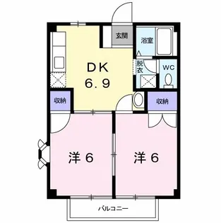 スウィートハイム【2階】の間取り