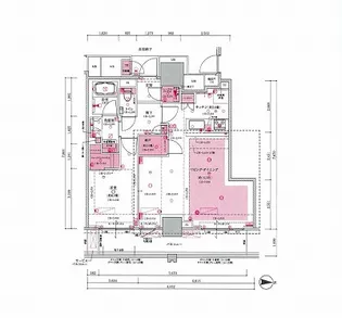 Brillia Tower高崎アルファレジデンシア【4階】の間取り