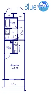 Rising place 桜木町二番館【11階】の間取り