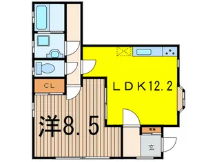 ハートフルハウス【1階】の間取り
