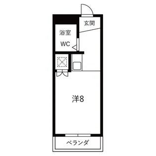 シャトークレール【2階】の間取り