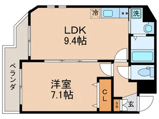 ネクスト大山【4階】の間取り