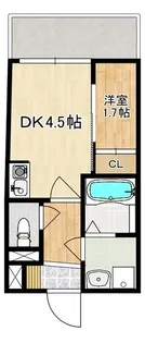MODERN PALAZZO 長崎North【4階】の間取り