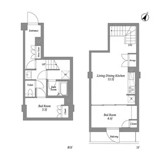 ザ・レジデンス用賀の間取り