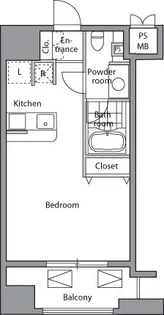 ピアネッタ汐留【3階】の間取り