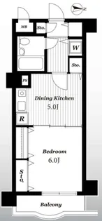 ライオンズプラザ日暮里【3階】の間取り
