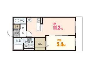 プライムリュクスフラット【3階】の間取り