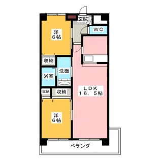 アクティス【2階】の間取り