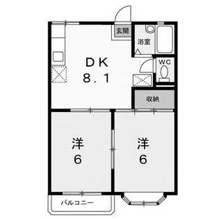 グランエクレール【1階】の間取り