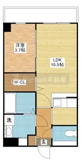 modern palazzo文教通り【7階】の間取り
