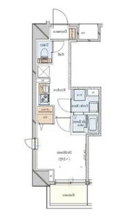 ガリシア駒込EAST【4階】の間取り