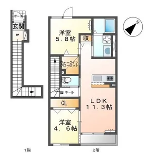 Respect one(リスペクト・ワン)の間取り