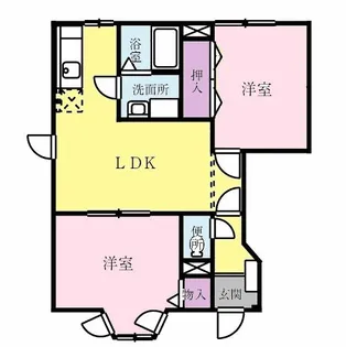 アビタシオン郷前【1階】の間取り