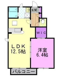 シャーメゾン桜【1階】の間取り